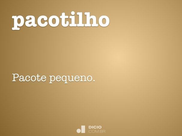 pacotilho