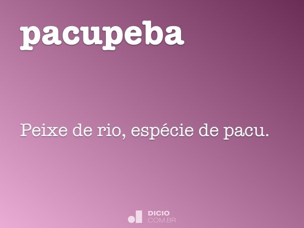 pacupeba