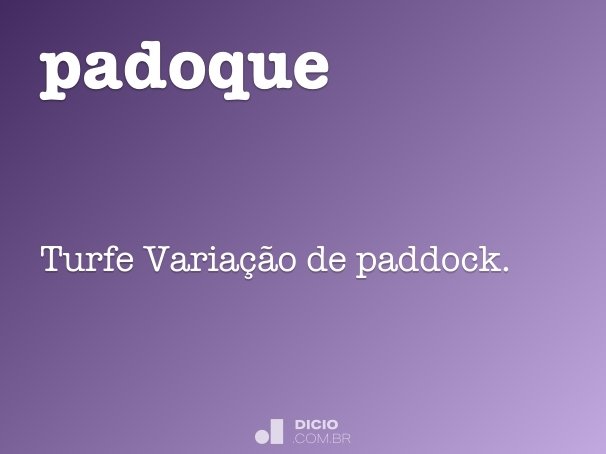 padoque