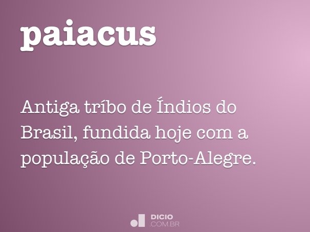 paiacus