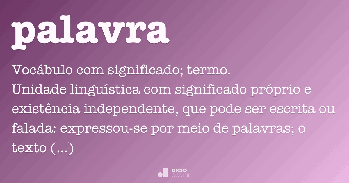 Significado Da Palavra Límpido