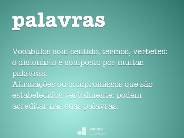 palavras
