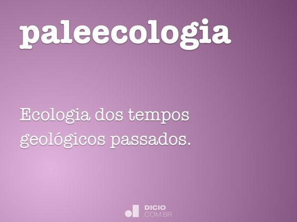 paleecologia