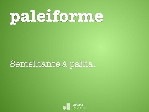 paleiforme