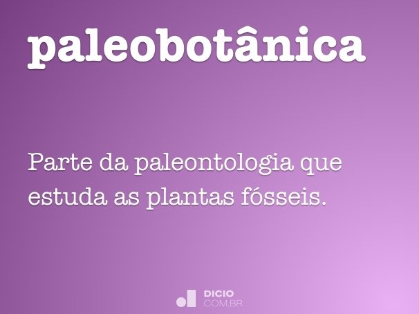 paleobotânica