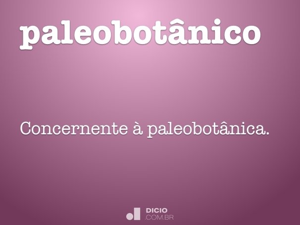 paleobotânico