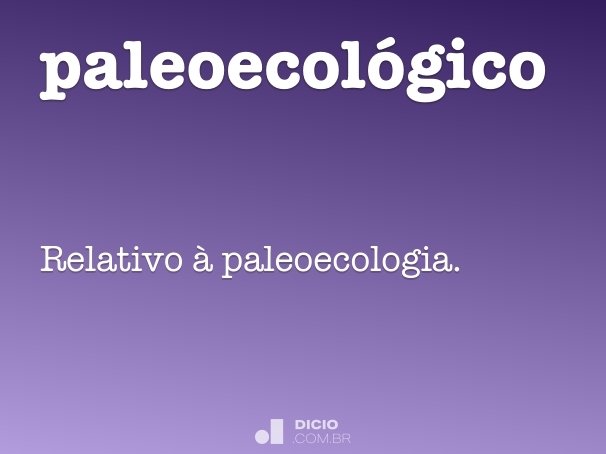 paleoecológico