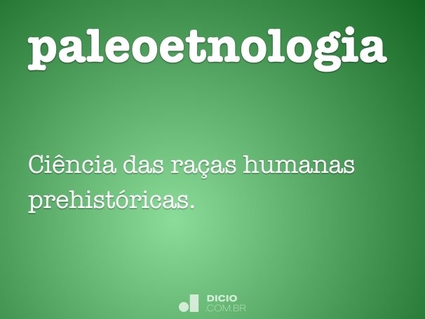 paleoetnologia
