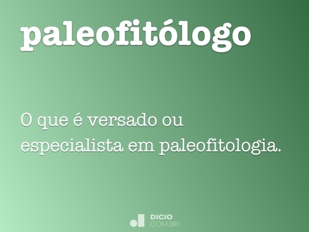 paleofitólogo