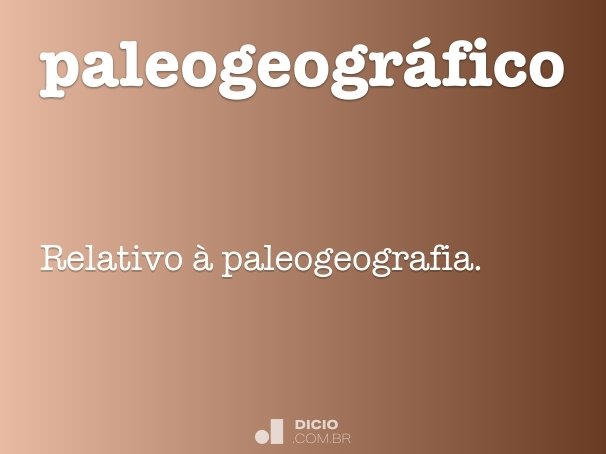 paleogeográfico