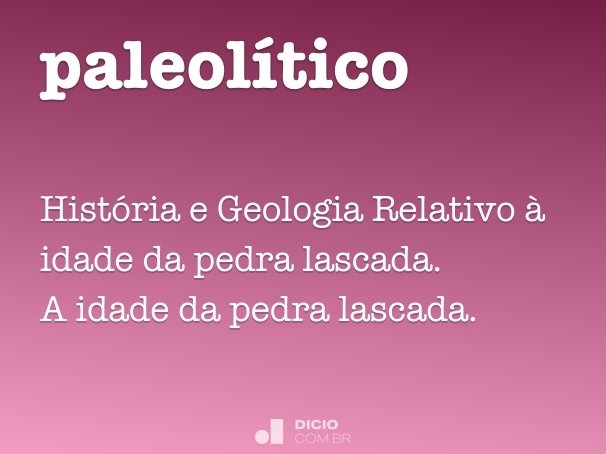 paleolítico