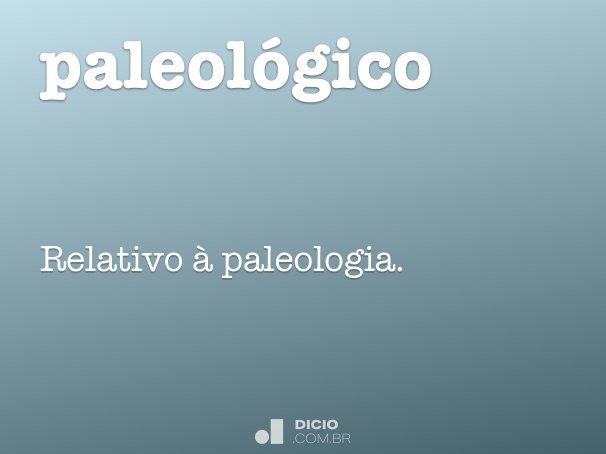 paleológico