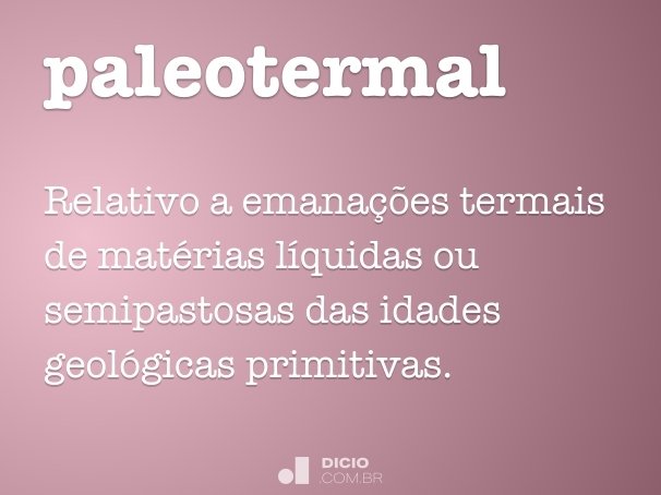 paleotermal