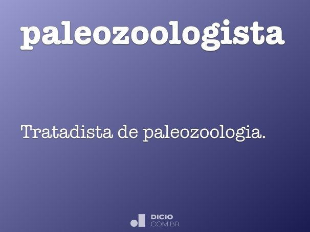 paleozoologista