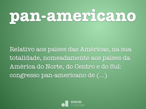 pan-americano