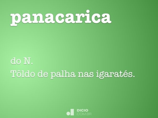 panacarica