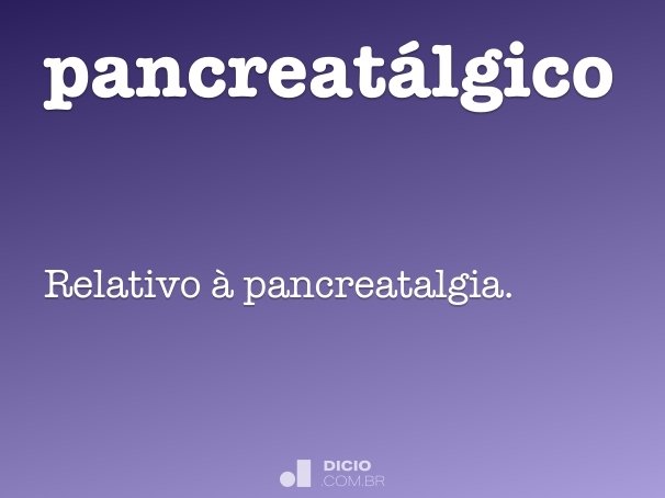 pancreatálgico