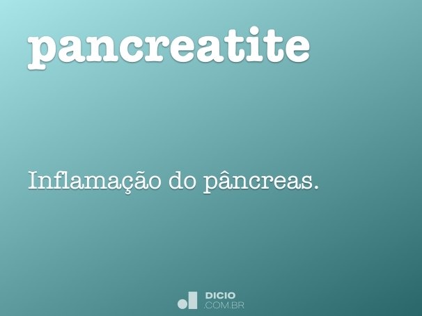 pancreatite