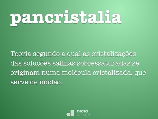 pancristalia