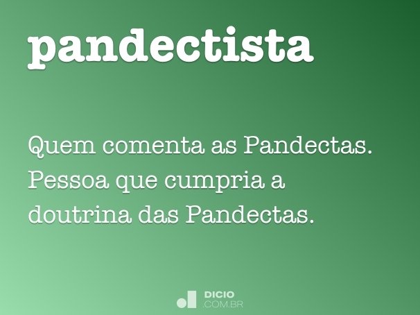 pandectista