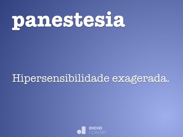 panestesia