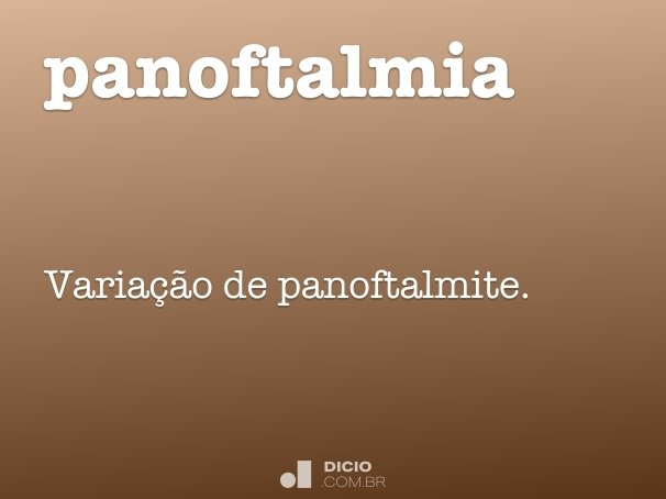 panoftalmia