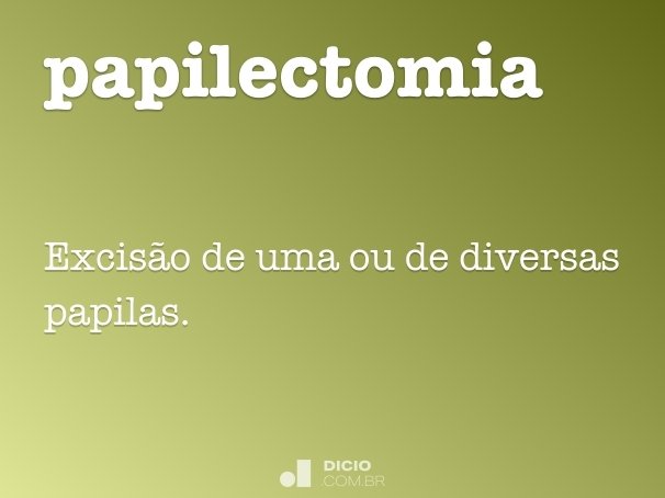 papilectomia