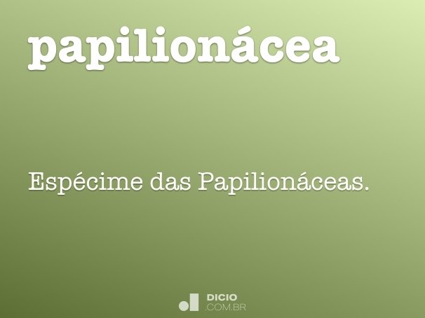 papilionácea