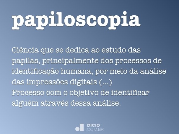 papiloscopia