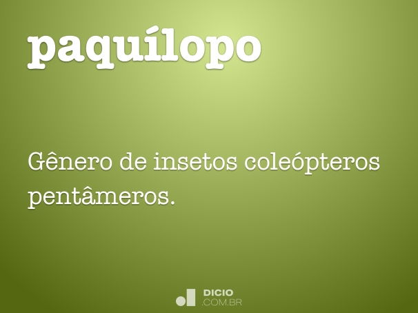 paquílopo