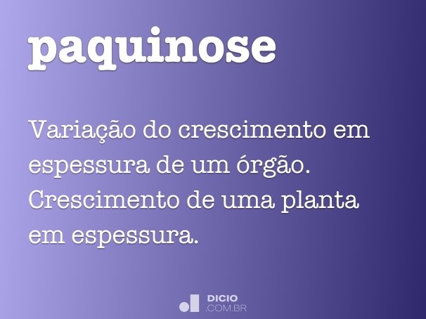 paquinose