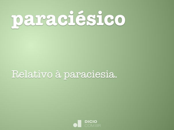 paraciésico