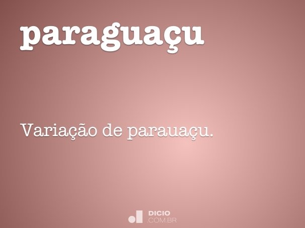 paraguaçu