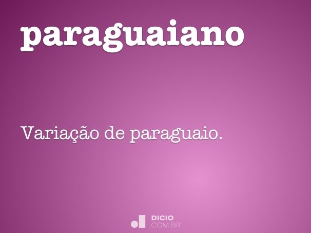 paraguaiano