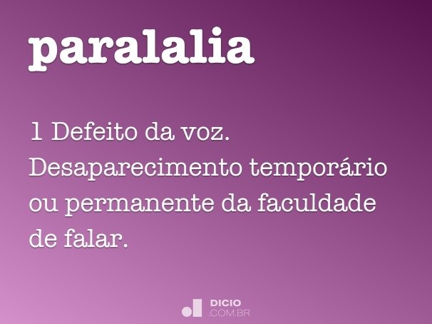 paralalia