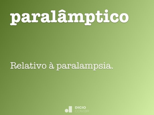 paralâmptico
