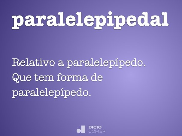paralelepipedal