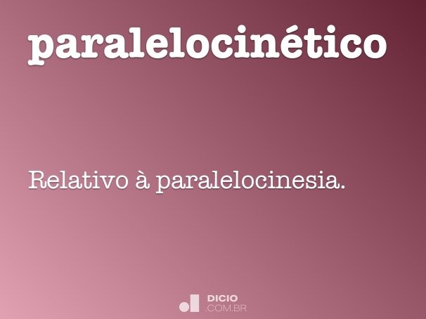paralelocinético