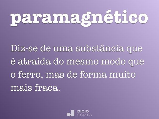 paramagnético
