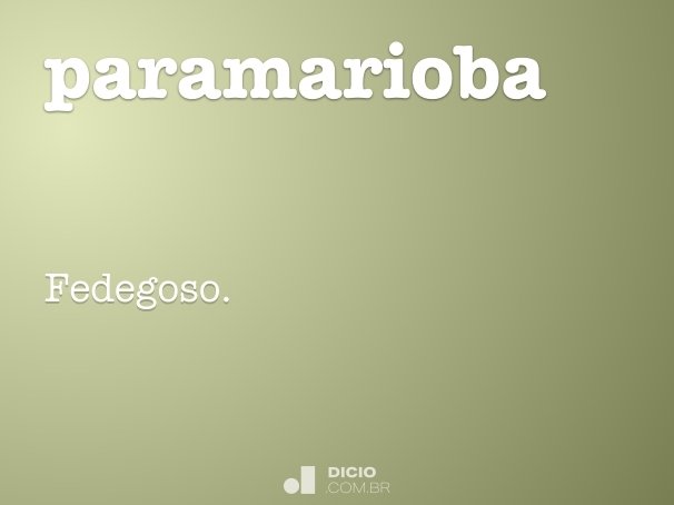 paramarioba