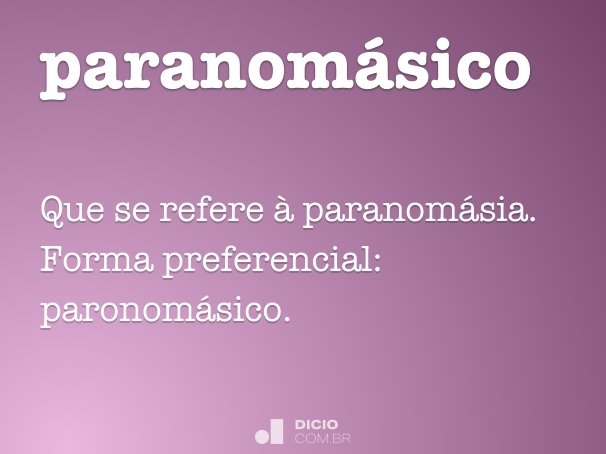 paranomásico