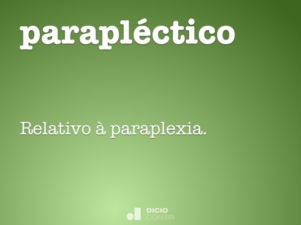 parapléctico