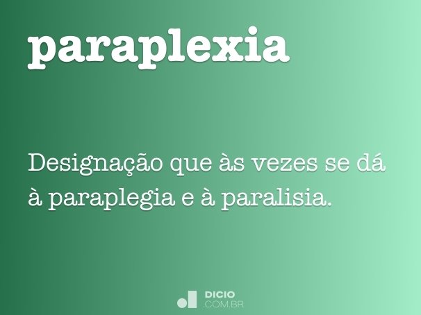 paraplexia
