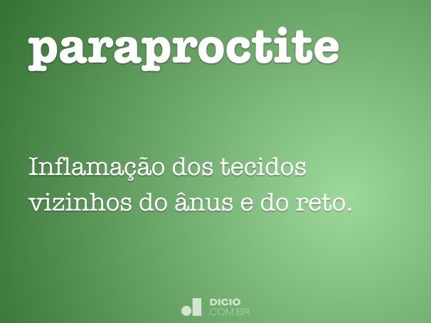 paraproctite