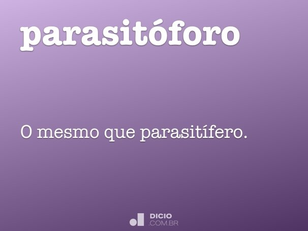 parasitóforo