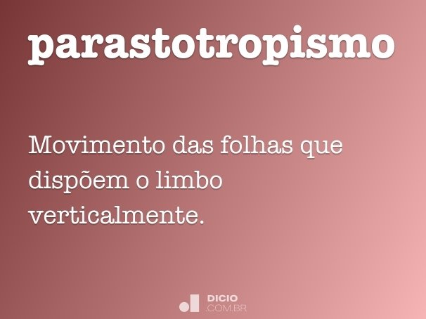 parastotropismo