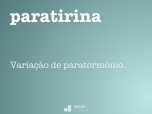 paratirina