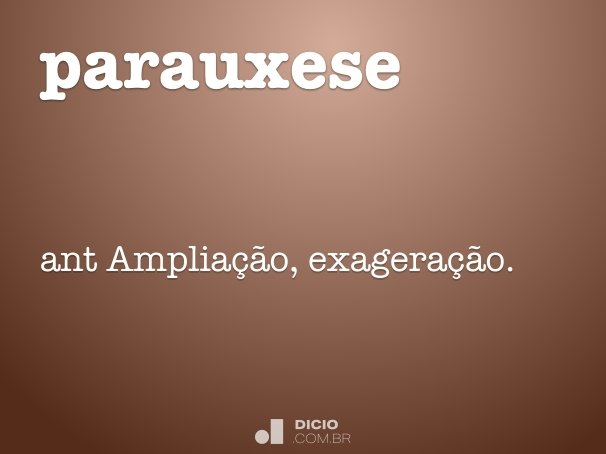 parauxese