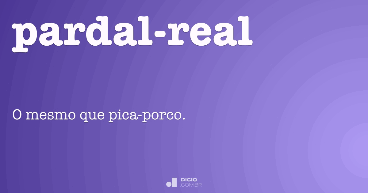 Pardal-real - Dicio, Dicionário Online de Português