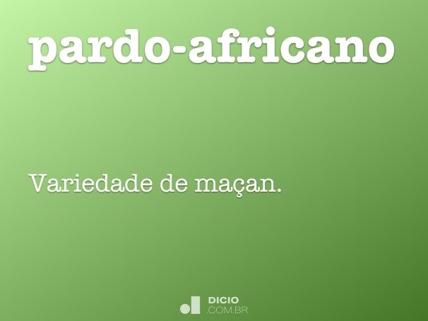 pardo-africano